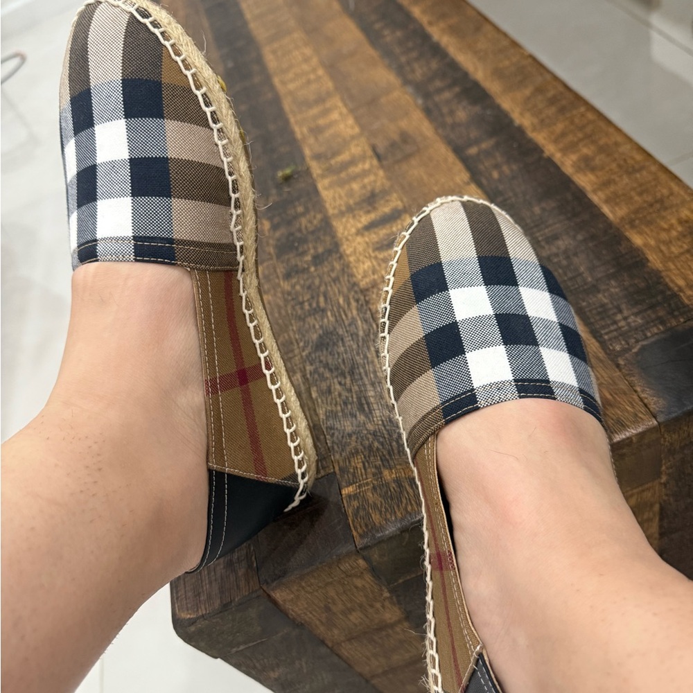 Burberry Slip-On Espadrilles